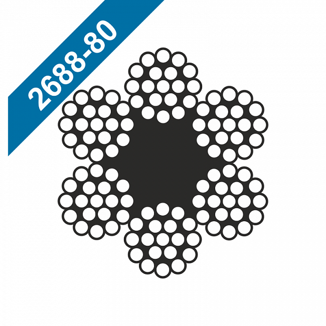 Канат стальной ГОСТ 2688-80